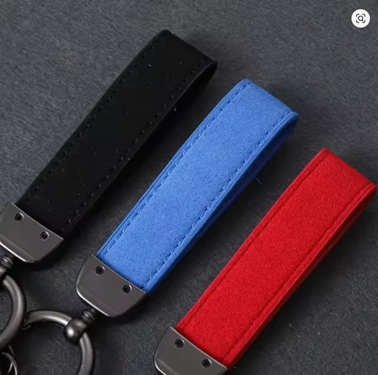 Suede Keychain GTI Keyring Key Ring For Volkswagen Golf MK4 MK5 MK6 MK7 MK8