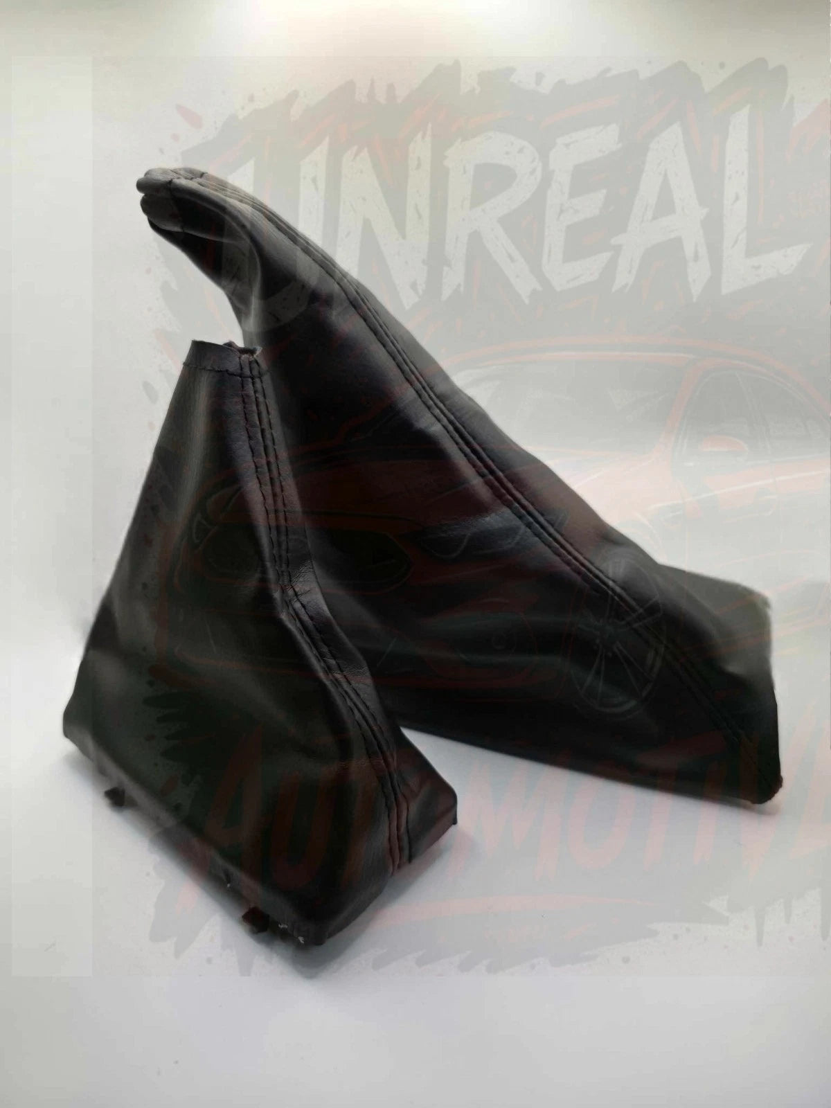 Leather Gear Shift Gaiter Black Stitch Boot Cover For Ford Falcon FG FGX XR6T