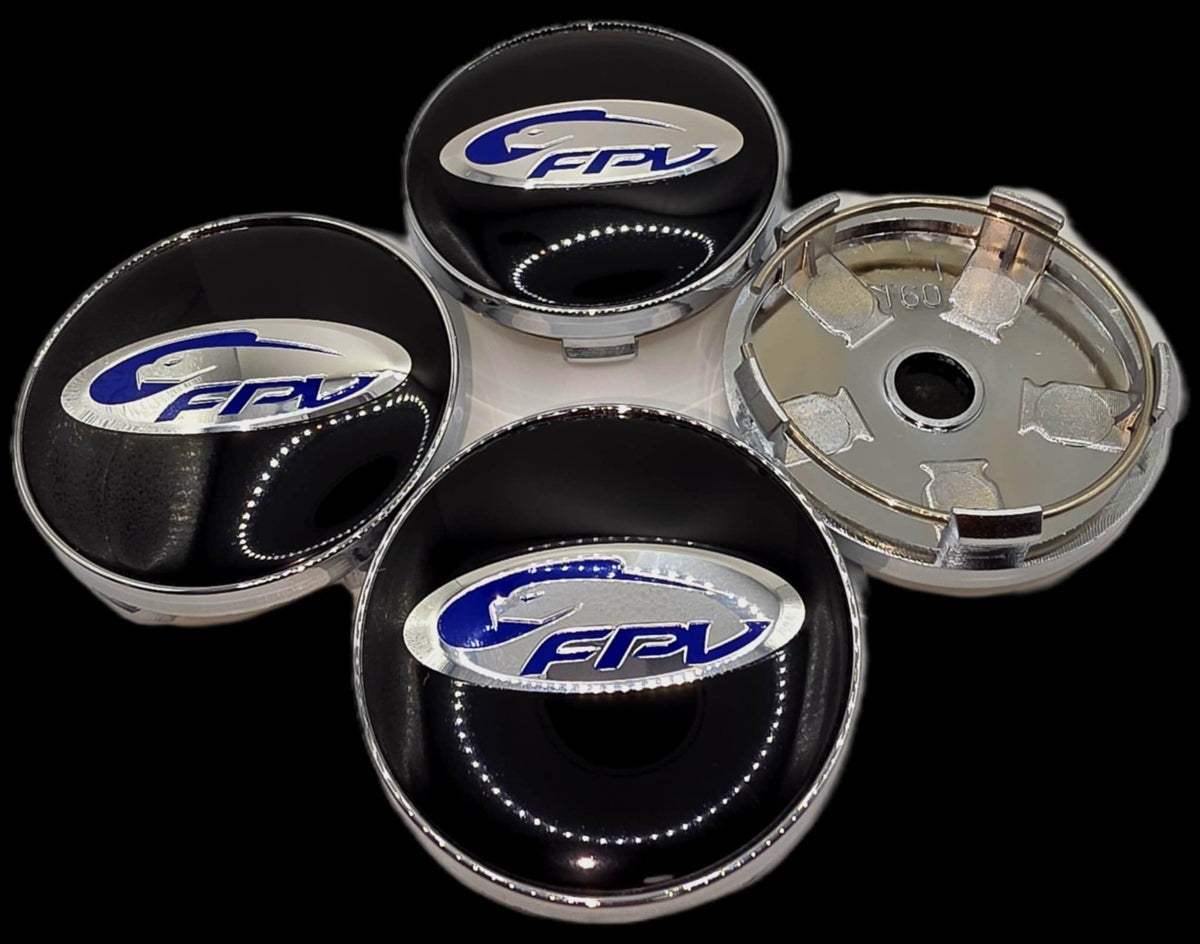 4 x Genuine Fit FORD FPV WHEELS CENTER CAPS BRAND NEW FG GT MKII BA BF