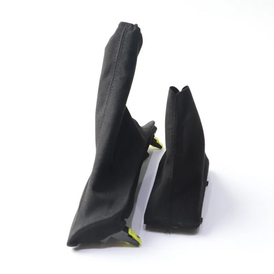 FG XR6 Turbo G6 Ford Alcantara Black STITCH Gear Shifter & Handbrake Boot Cover